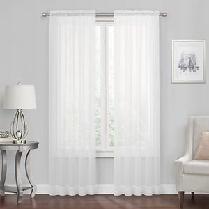 Voile sheer panel set of 2